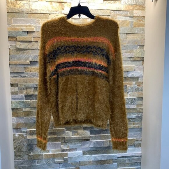 Abound Fluffy Fair Isle Pullover Sweater - Picture 3 of 4